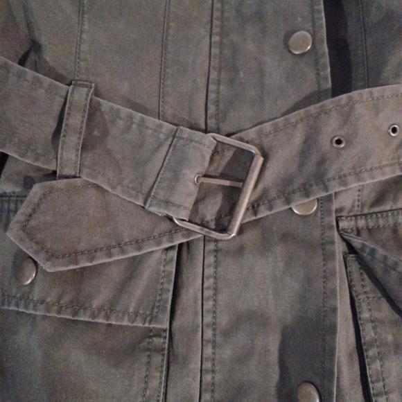 Banana Republic heritage Women's Field Safary Jacket Green Adventure size S - Picture 2 of 15